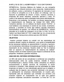 Análisis de la empresa y su entorno