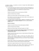La empresa se dedica a la prestación de servicios de transporte local, trámite aduanal de importación y exportación.
