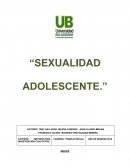 SEXUALIDAD ADOLESCENTE