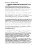 EL TRIBUNAL CONSTITUCIONAL.