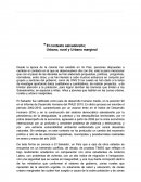 El contexto salvadoreño; Urbano, rural y Urbano marginal