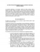 LOS TRES TIPOS DE PROCEDIMIENTO QUE SE LLEVARON A CABO EN EL DERECHO ROMANO