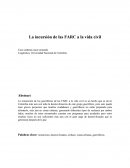 La incursión de las FARC a la vida civil