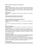 DISPUTAS, DISPUTAS VERBALES Y DEFINICIONES