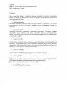 Materia: Teoría del Comercio Internacional.