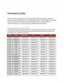 MODELOS DE PRONOSTICO - FERRETERIA SOLIS.