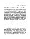 LA FILOSOFÍA MEXICANA ¿INCIDE EN LA SOCIEDAD ACTUAL?.