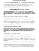 Comportamiento del consumidor Resumen.