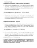 Actividad 1: Catalogación y mantenimiento de maestros.