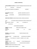 Formato de sentencia.