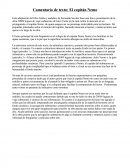 Comentario de texto: El capitán Nemo