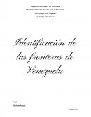 Identificacion de los fronteras de venezuela