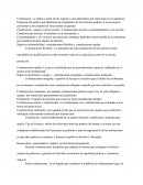 Constitución.- se define a partir de los órganos y procedimientos que intervienen en su adopción.