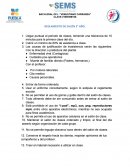 Reglamento para clase.