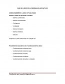 GUÍA DE EJERCICIOS: APRENDIZAJES ASOCIATIVOS CONDICIONAMIENTO CLÁSICO O PAVLOVIANO