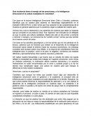 Que incidencia tiene el manejo de las emociones y o la inteligencia emocional en la cultura ciudadana en Colombia?