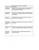 REPORTE DE EVALUACION. NOVIEMBRE