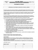 Procedimiento de trabajo enfardado de cartones