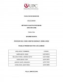 Métodos cuantitativos. “Teoría de Colas”.