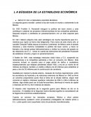 LA BÚSQUEDA DE LA ESTABILIDAD ECONÓMICA.
