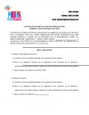 Contrato de Prestacion de Servicios de Ambientaizacion de Eventos