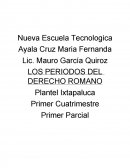 Los Periodos Del Derecho Romano