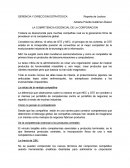 LA COMPETENCIA ESCENCIAL DE LA CORPORACION