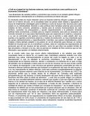 Factores externos en la economía Colombiana