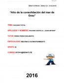 CALIDAD TOTAL. MECÁNICO DE MANTENIMIENTO