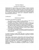 POLÍTICA PÚBLICA Formulación de la política publica