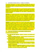 ECONOMÍA INTERNACIONAL Y TEORIA ECONÓMICA