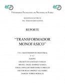 TRANFORMADOR MONOFASICO