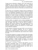 LA EDUCACIÓN A DISTANCIA medios