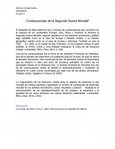 Consecuencias de la Segunda Guerra Mundial.