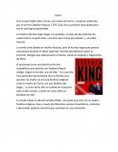 Este ensayo habla sobre Carrie, una novela de terror y suspenso publicada por el escritor Stephen King en 1.974. Esta, fue su primera obra publicada y con la cual logró popularidad.