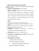 Elaboracion de Plan Operativo Anual