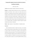 Cooperación regional en la preservación de los intereses marítimos nacionales.