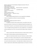 Reporte de Aplicación de la Escala Weshler de Inteligencia para niños IV (Wisc-IV)