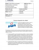 Sistema de gestión de calidad.