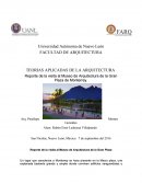 FACULTAD DE ARQUITECTURA TEORIAS APLICADAS DE LA ARQUITECTURA