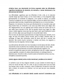 ¿Podrías hacer una descripción de forma separada sobre las dificultades cognitivas (problemas de atención, de memoria, a tomar decisiones) y las alteraciones del ánimo?
