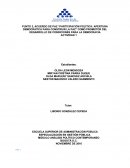 ACUERDO DE PAZ “PARTICIPACIÓN POLÍTICA: APERTURA DEMOCRÁTICA PARA CONSTRUIR LA PAZ” COMO PROMOTOR DEL DESARROLLO DE CONDICIONES PARA LA DEMOCRACIA