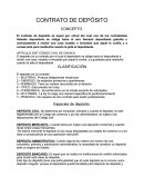 CONTRATO DE DEPOSITO. CONCEPTO