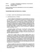 LA FAMILIA: FUNDAMENTOS TEORICOS Y POLITICAS DE LOS SERVICIO S SOCIALES.