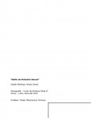 Delito de violación sexual