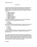 Sobre el aprendizaje.