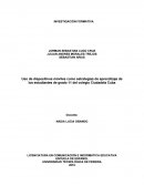 Investigacion formativa. Eje central