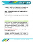 DISEÑO DEL EMPAQUE Y ETIQUETA DE PRESENTACIÓN PARA EL PRODUCTO O SERVICIO