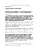 TEMA- SEMANA DE LA CIENCIA Y LA CULTURA 2016