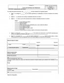 Modelo de registro de residuos.